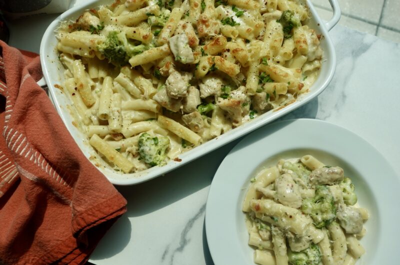 Creamy Chicken and Broccoli Ziti